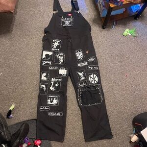 Black Patch Overalls Punk Bands